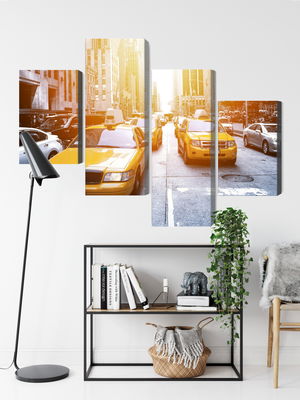 Ljuddämpande tavla - Taxi in the sunshine nyc