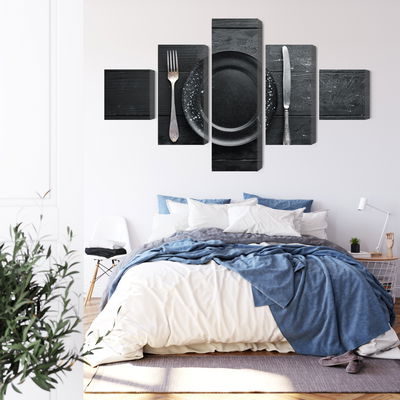 Ljuddämpande tavla - Vintage tableware