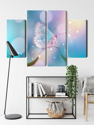 Ljuddämpande tavla - A delicate butterfly