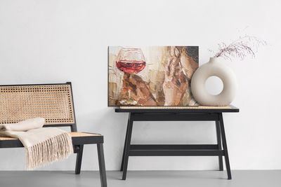 Ljuddämpande tavla - Fragment of artwork where