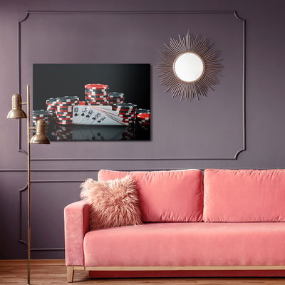 Ljuddämpande tavla - Poker chips