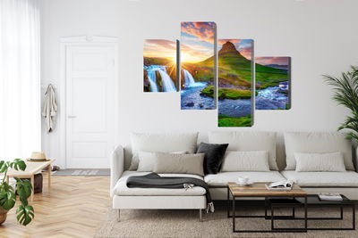 Ljuddämpande tavla - View of the kirkjufellsfoss