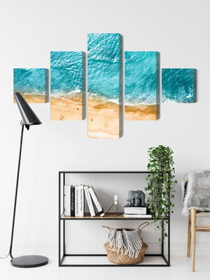 Ljuddämpande tavla - Aerial view of the ocean