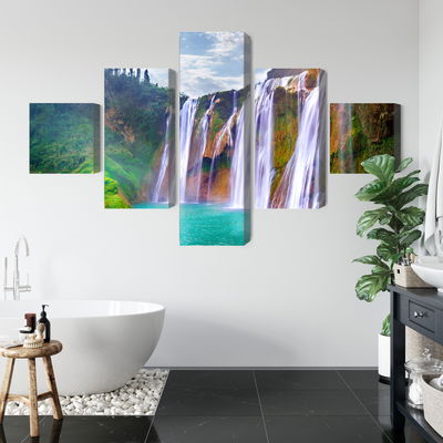 Ljuddämpande tavla - The waterfall in luoping