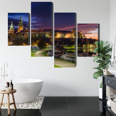 Ljuddämpande tavla - Wawel royal castle at sunrise