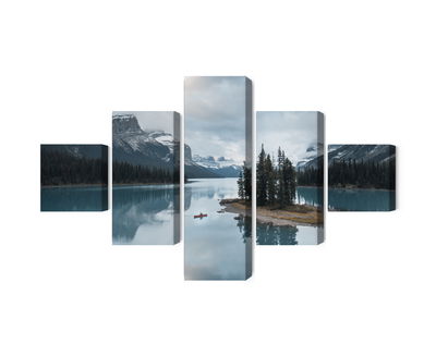 Ljuddämpande tavla - Ghost island in jasper