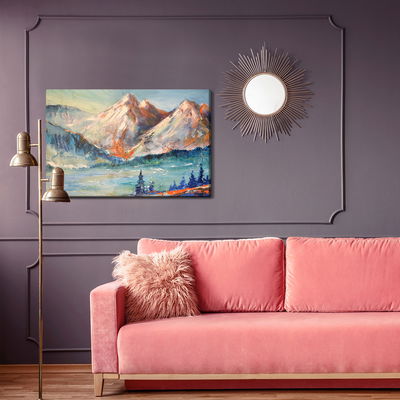 Ljuddämpande tavla - An abstract painting