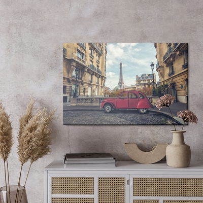 Ljuddämpande tavla - Car and architecture of Paris