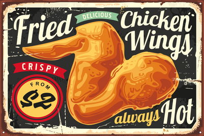 Ljuddämpande tavla - Retro blackboard