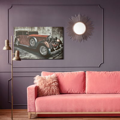 Ljuddämpande tavla - Old vehicle