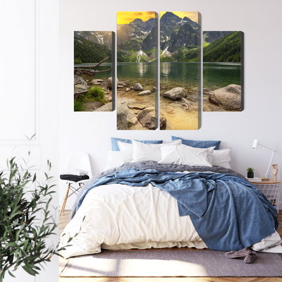 Ljuddämpande tavla - Morskie oko in tatra