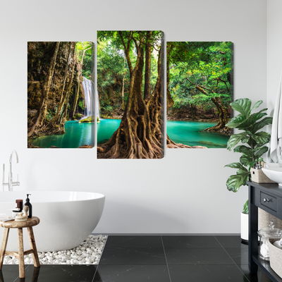 Ljuddämpande tavla - Erawan waterfalls