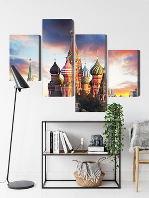 Ljuddämpande tavla - Moscow view of the red