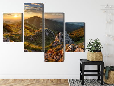 Ljuddämpande tavla - Bread mountain peak