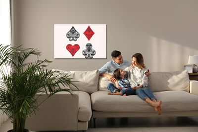 Ljuddämpande tavla - Card symbols