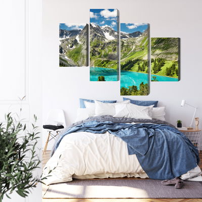 Ljuddämpande tavla - Crystalline lake