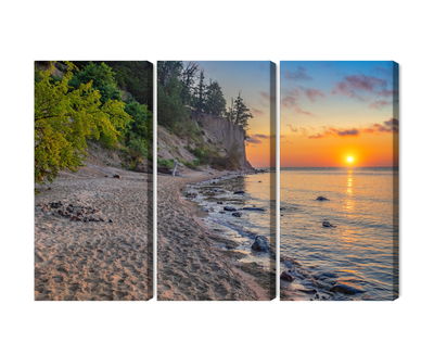 Ljuddämpande tavla - Sunset on the baltic sea