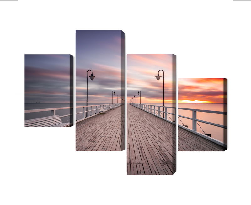 Ljuddämpande tavla - The pier in gdynia orlowo