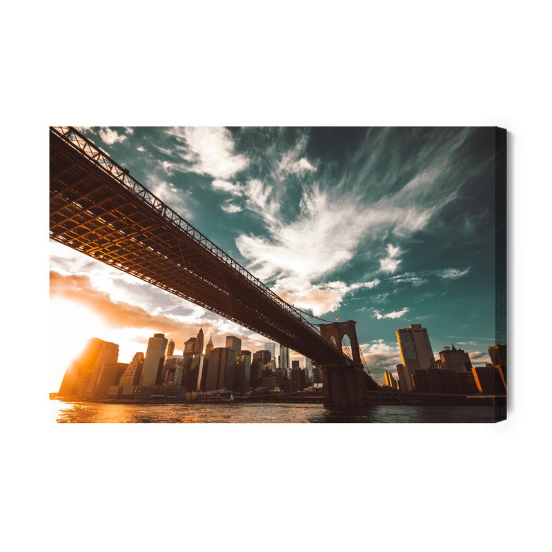 Ljuddämpande tavla - Sunset in New York