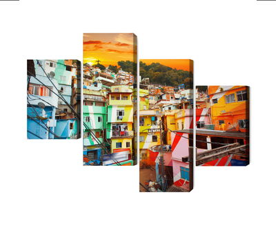 Ljuddämpande tavla - Rio de janeiro city center