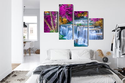 Ljuddämpande tavla - A waterfall in the fall