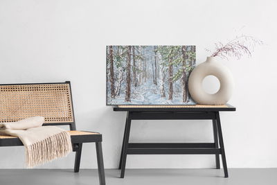 Ljuddämpande tavla - Snow-covered forest