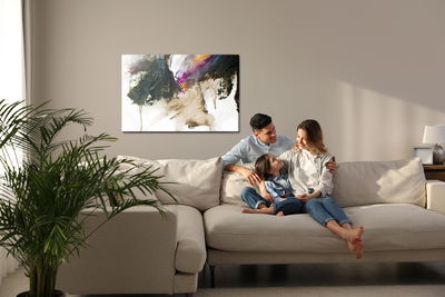 Ljuddämpande tavla - Abstraction with blots