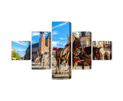 Ljuddämpande tavla - Horse carriages