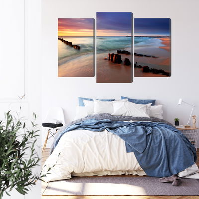 Ljuddämpande tavla - Sunrise over the baltic sea