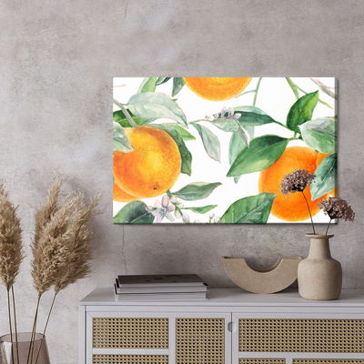 Ljuddämpande tavla - Oranges on the branches