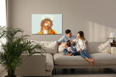 Ljuddämpande tavla - Portrait of christ