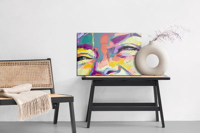 Ljuddämpande tavla - Oil portrait painting