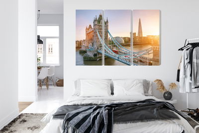 Ljuddämpande tavla - Tower bridge at sunrise