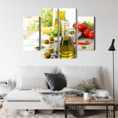 Ljuddämpande tavla - Jug with fresh oil