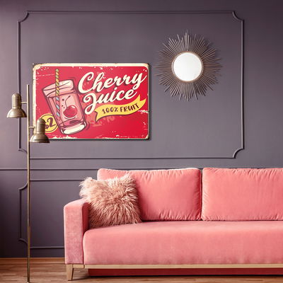 Ljuddämpande tavla - Cherry juice and retro