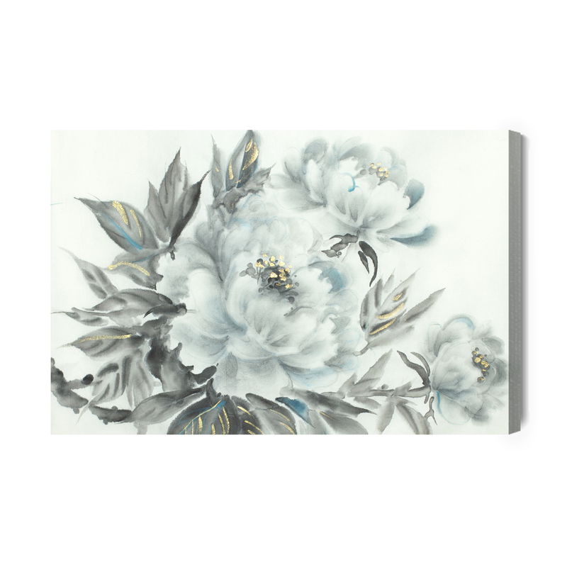 Ljuddämpande tavla - Peonies as painted