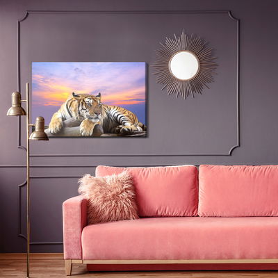 Ljuddämpande tavla - Tiger resting