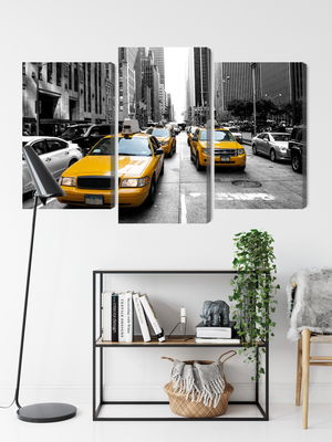 Ljuddämpande tavla - Taxis in New York