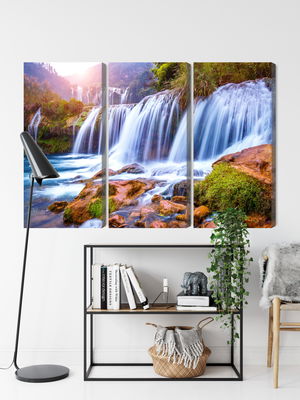 Ljuddämpande tavla - Jiulong waterfall in luoping