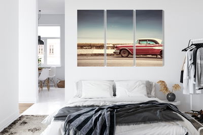 Ljuddämpande tavla - Old american retro car