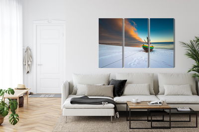 Ljuddämpande tavla - Fishing boat