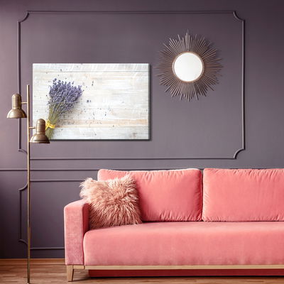 Ljuddämpande tavla - Lavender on a background