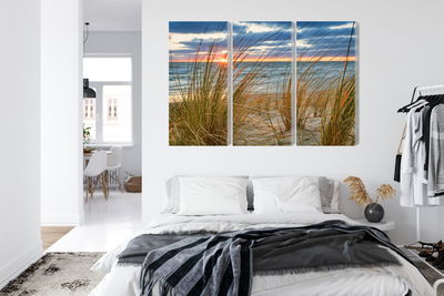 Ljuddämpande tavla - Sunrise on the beach of rügen