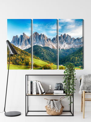 Ljuddämpande tavla - Dolomites mountain range