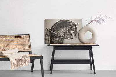 Ljuddämpande tavla - Sketched horse