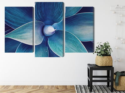 Ljuddämpande tavla - Top view of the plant