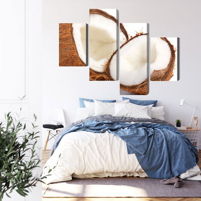 Ljuddämpande tavla - Coconut halves