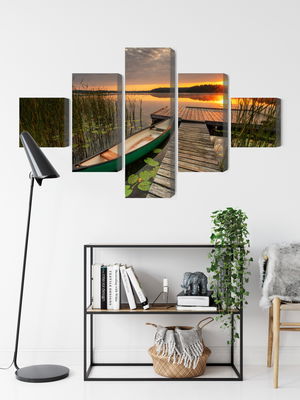 Ljuddämpande tavla - Summer sunrise