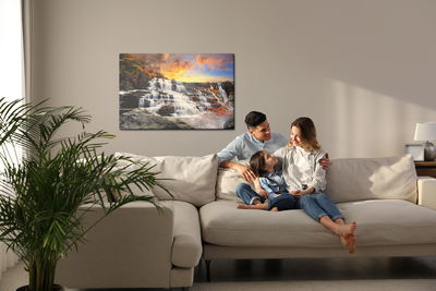 Ljuddämpande tavla - Pongour waterfall in vietnam