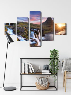 Ljuddämpande tavla - Kirkjufell mountain